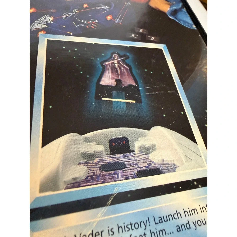 intage 1995 Star Wars Death Star Assault Game Parker Brothers Board Game